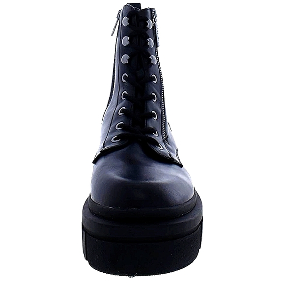 New w/o Box Guess Ferina Vegan Leather Lug Sole Lace-Up Combat Boots. size 10 - Picture 3 of 8